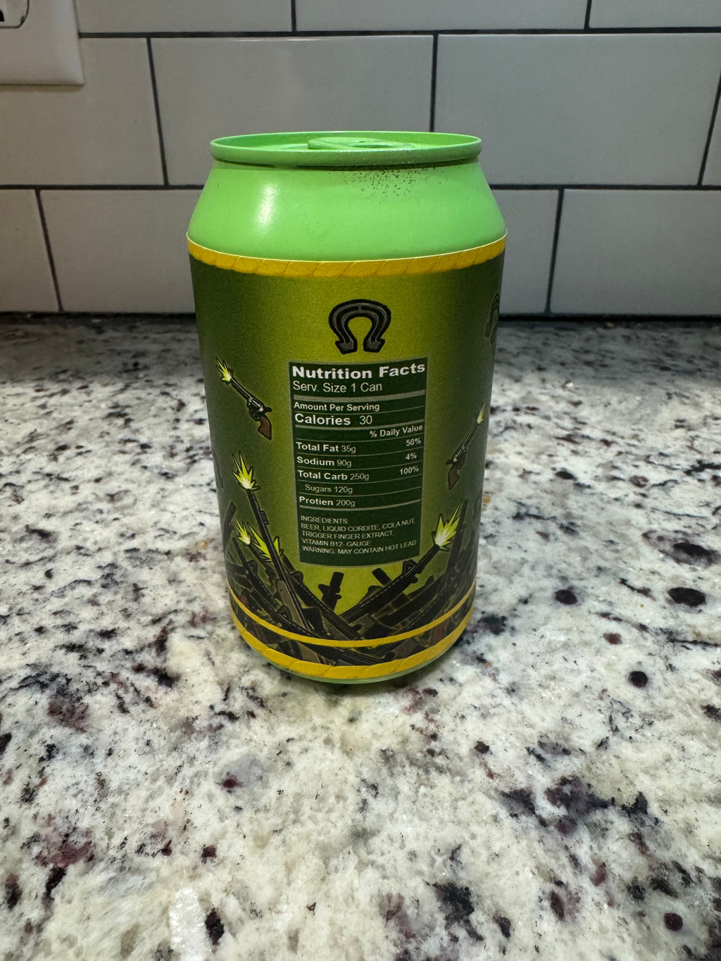 Mule Kick Soda Can