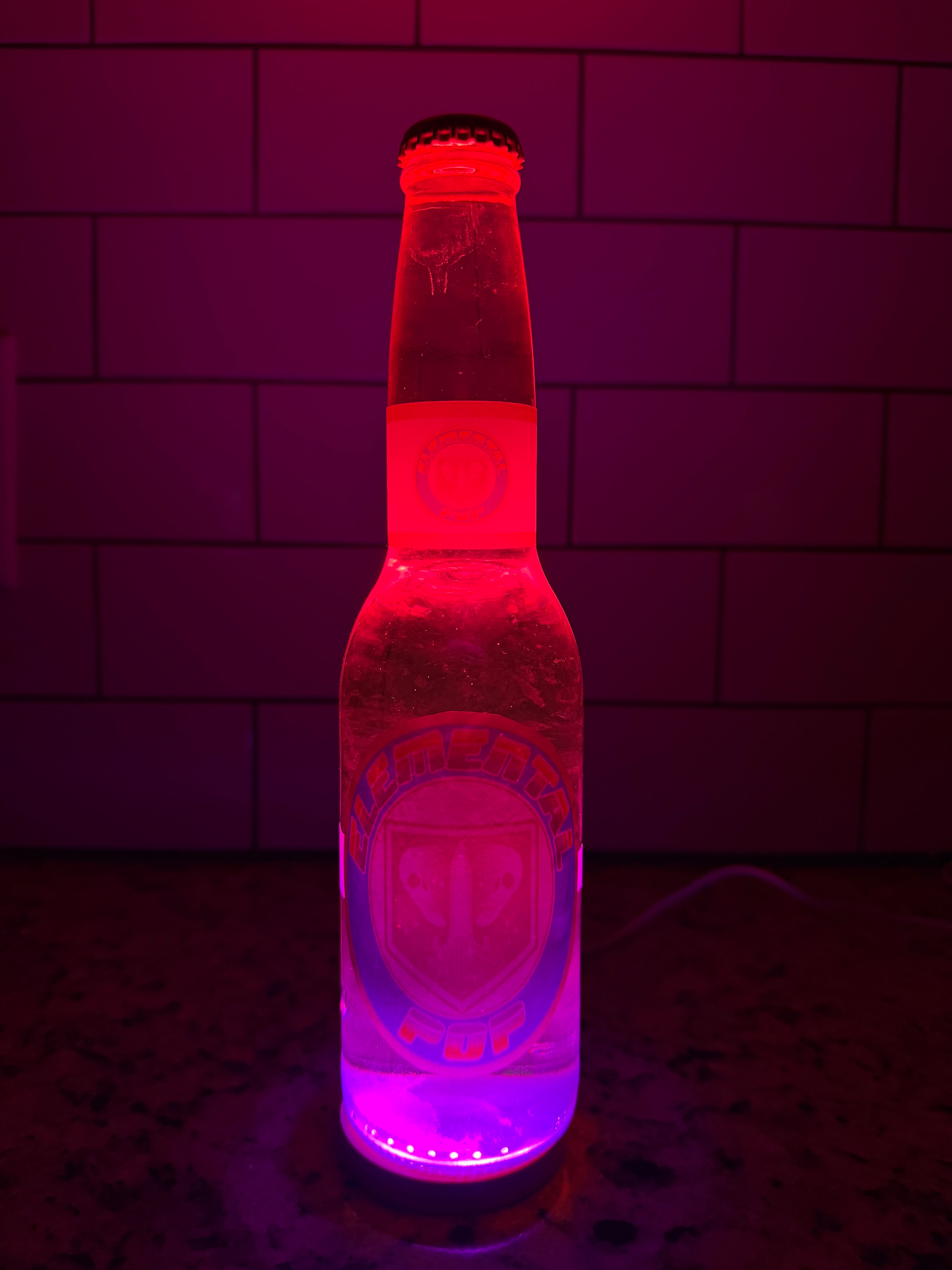 Elemental Pop LED Bottle