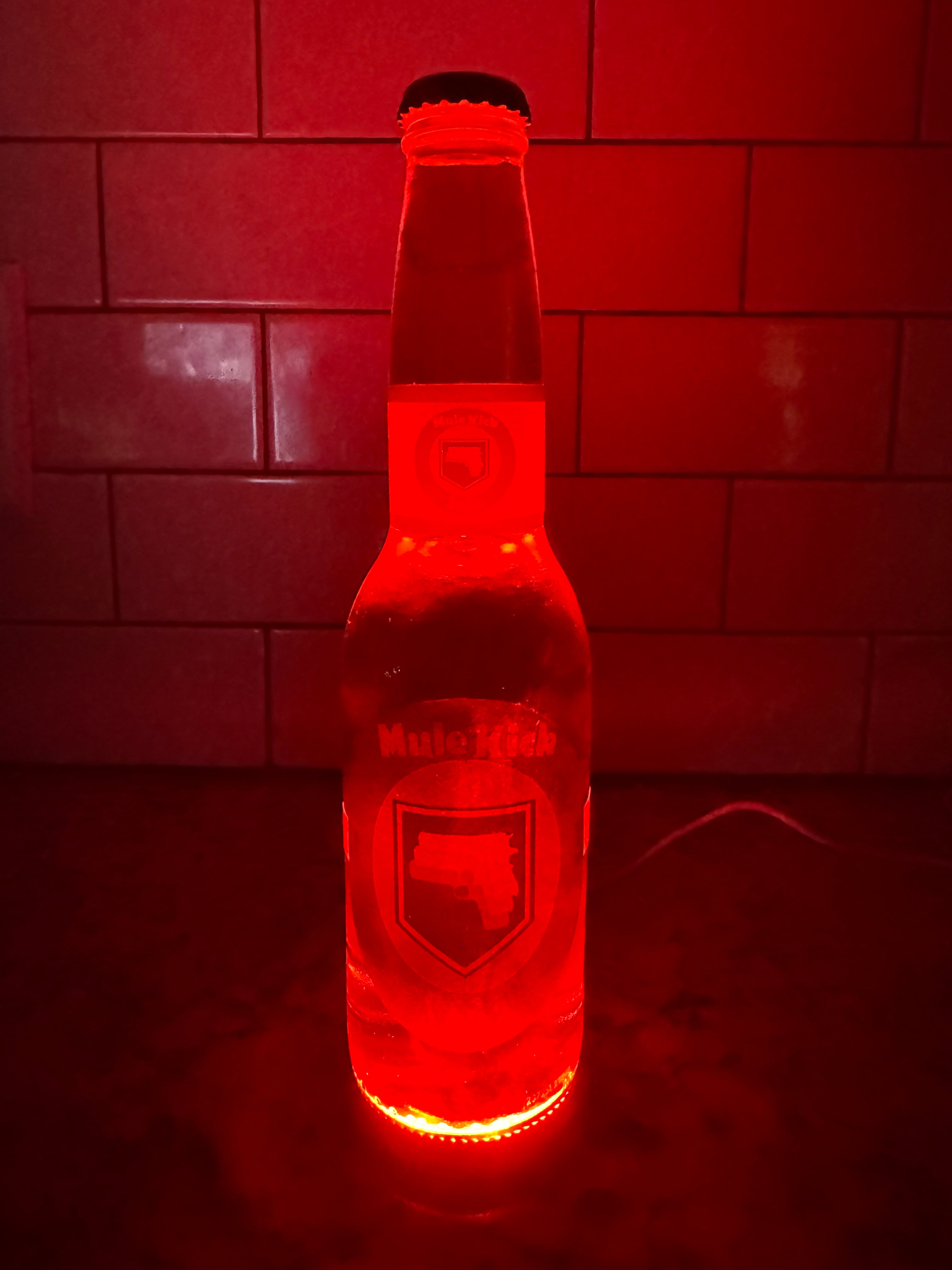 Mule Kick LED Bottle
